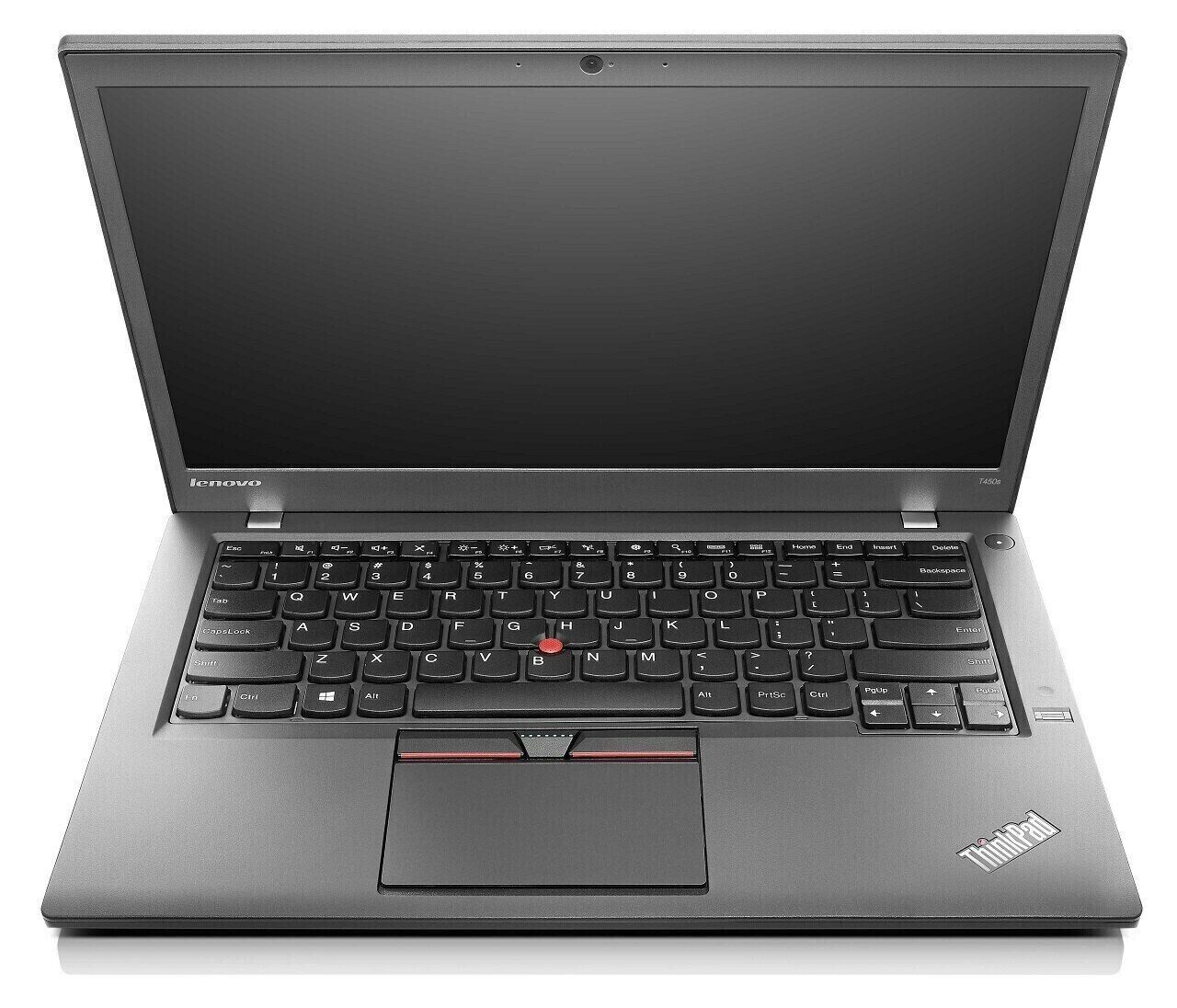 Lenovo ThinkPad T450 Laptop i5-5300U @2.3 8GB RAM 128GB SSD Win 10 Touch Grade C