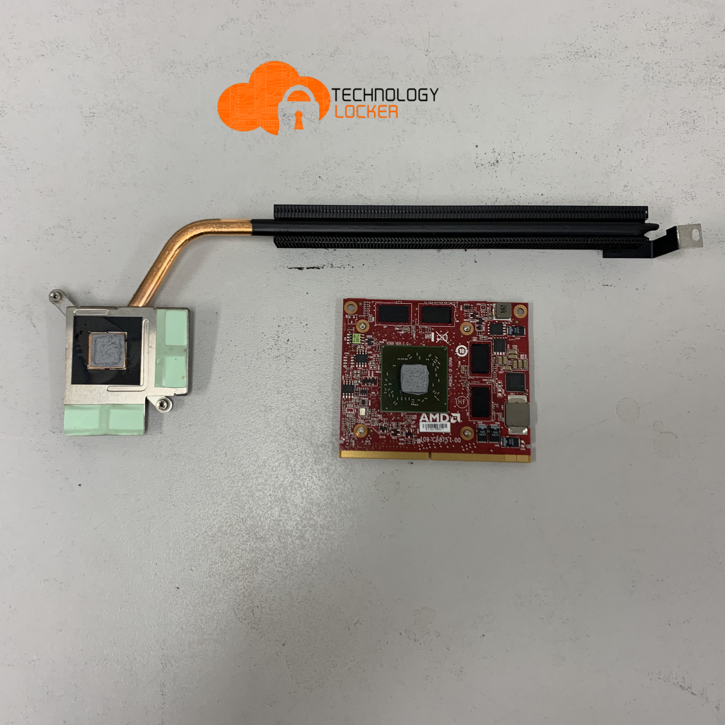 AMD Radeon 671864-002 7650A MXM 2GB Video Card, 721746-001 Heatsink Assembly