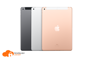 Apple A2197 iPad 7th Gen 128GB Wi-Fi Unlocked (Not Engraved) + New Adapter