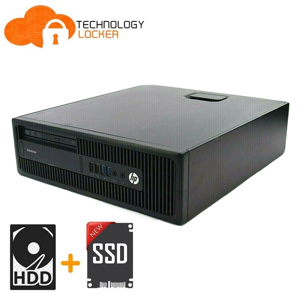 HP EliteDesk 800 G2 SFF Desktop PC i5-6500 @3.20GHz 8GB RAM 128GB SSD Win 11