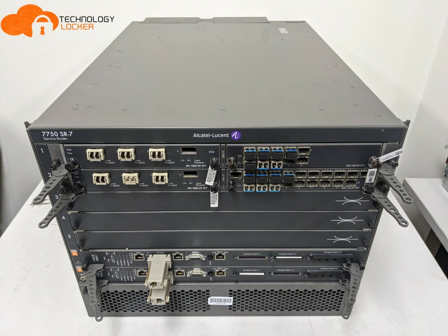 Alcatel-Lucent 7750 SR-7 Service Router IOM3-XP M20-1GB-XP-SFP SR SFM3-7 M4-10GB