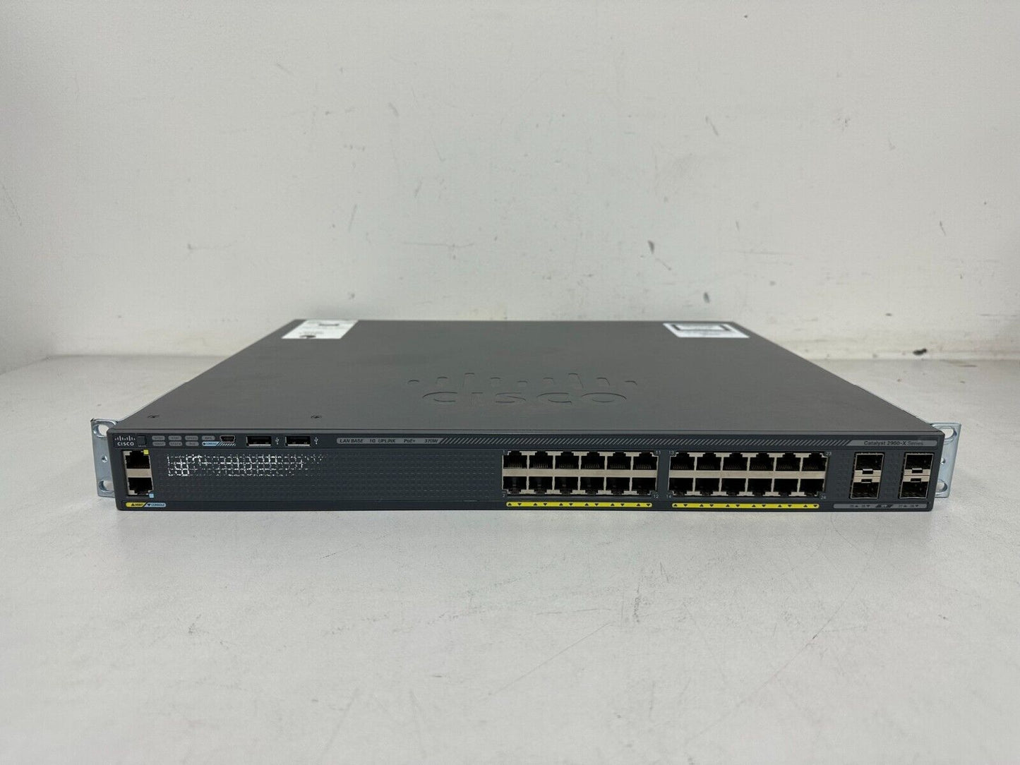 Cisco WS-C2960X-24PS-L Catalyst C2960X Gigabit PoE Switch with STACK Module