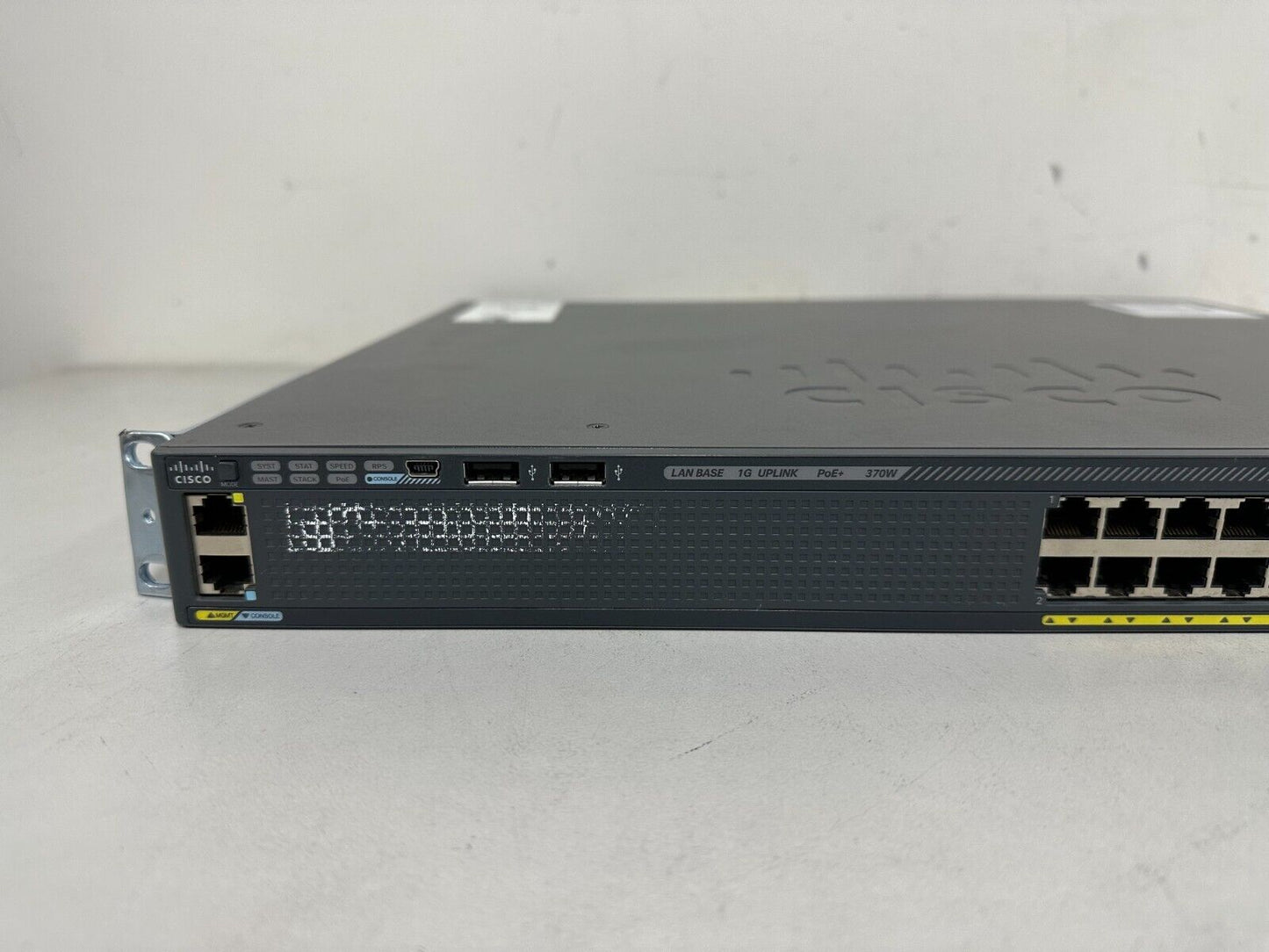 Cisco WS-C2960X-24PS-L Catalyst C2960X Gigabit PoE Switch with STACK Module