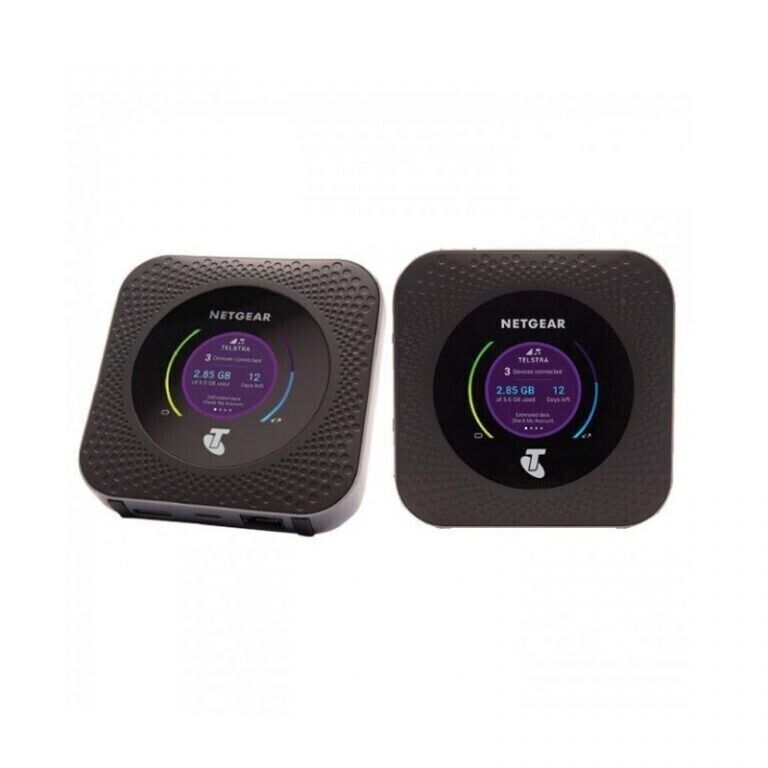 NETGEAR Nighthawk M1 4GX Gigabit LTE Mobile Router Telstra Charger + Cable