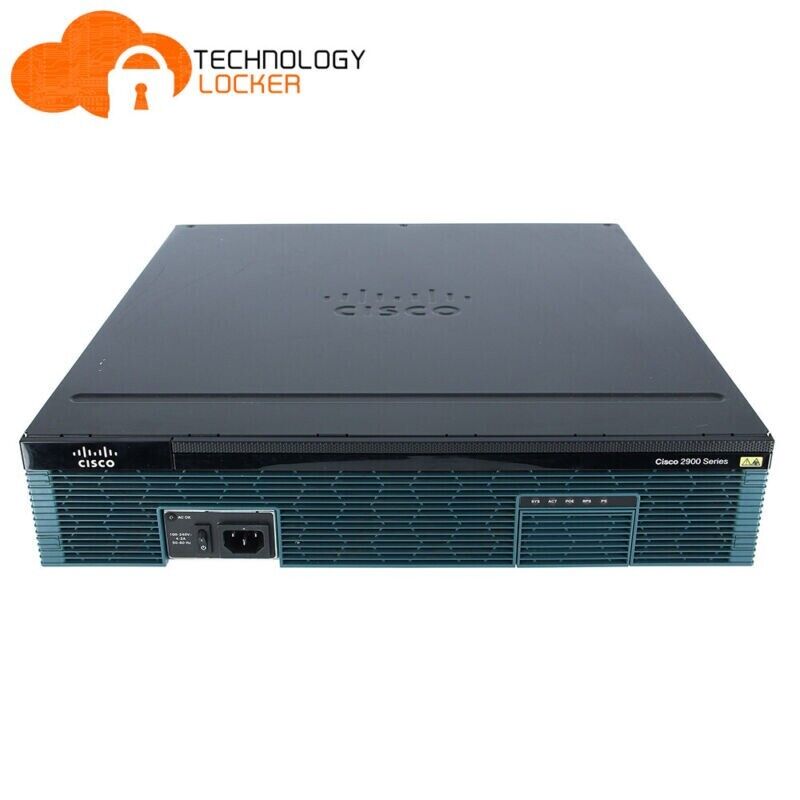 CISCO 2951 CISCO2951-V/K9 w/ PVDM3-64 VWIC3-2MFT-T1/E1 VIC3-4FXS/DID Router
