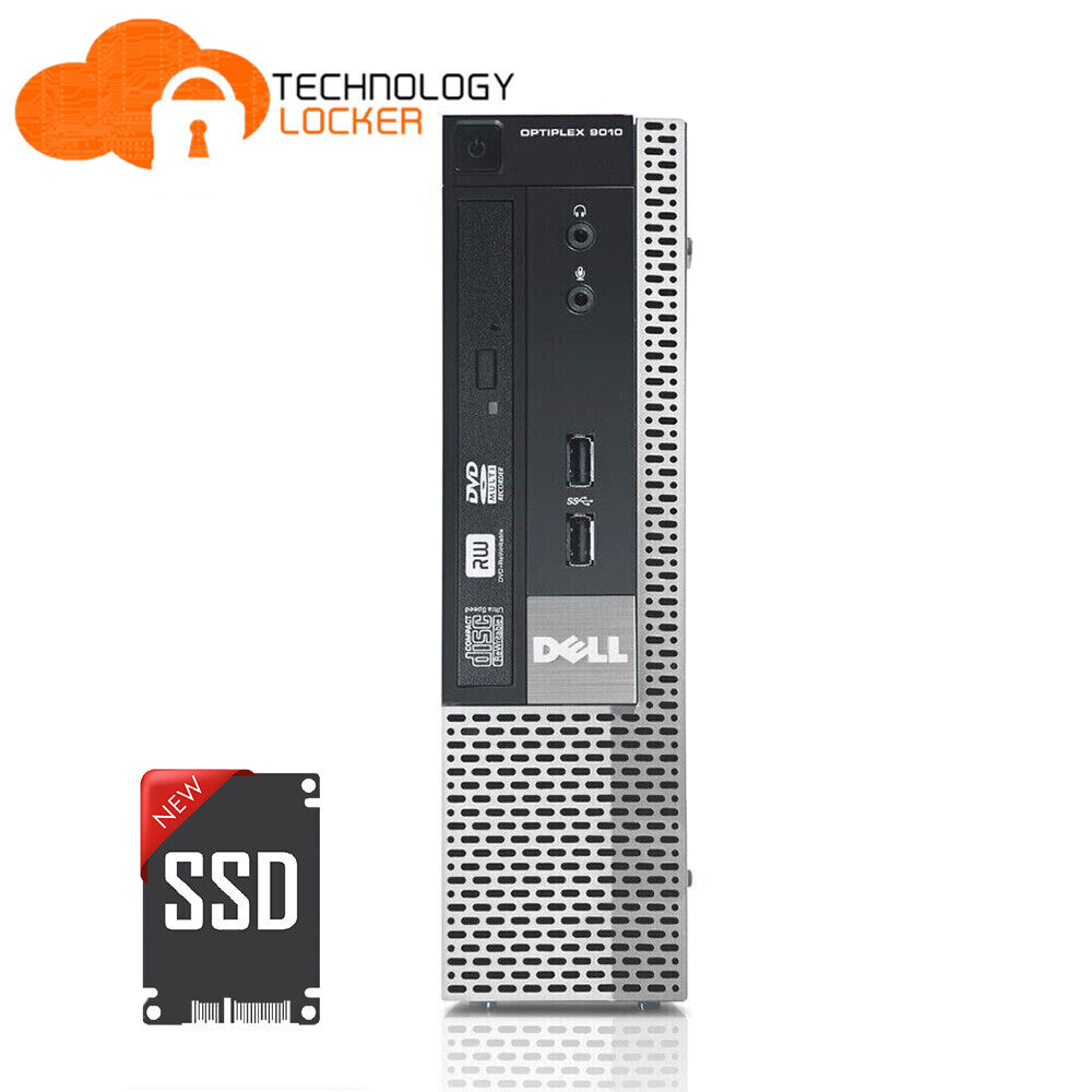 Dell Optiplex 9010 USFF Desktop PC i5-3470S 2.90GHz 8GB RAM 128GB SSD New Win 10