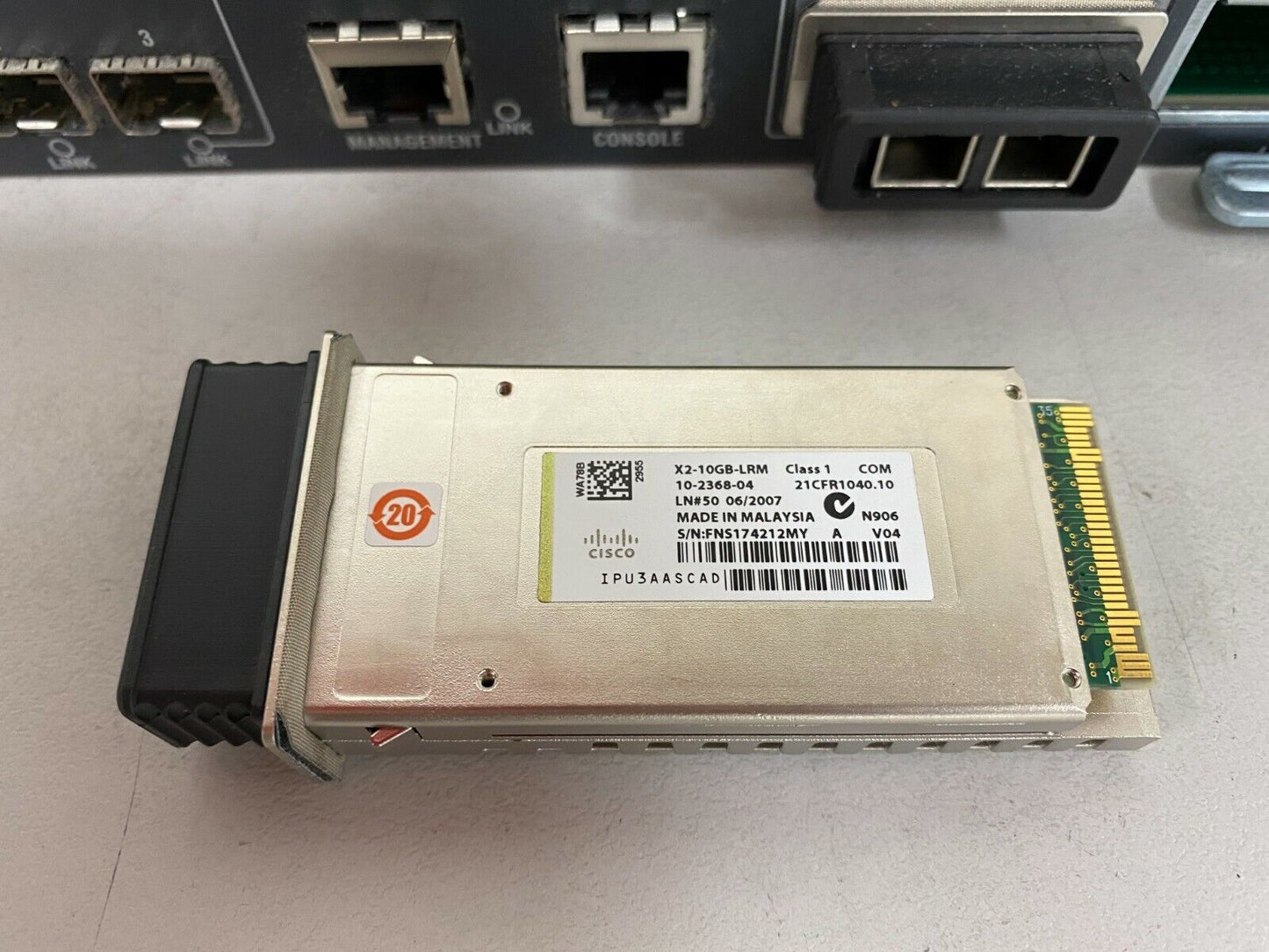 Cisco VS-SUP2T-10G Supervisor 2T Integrated Switch Fabric PFC4 + 2 x X2-10GB-LRM