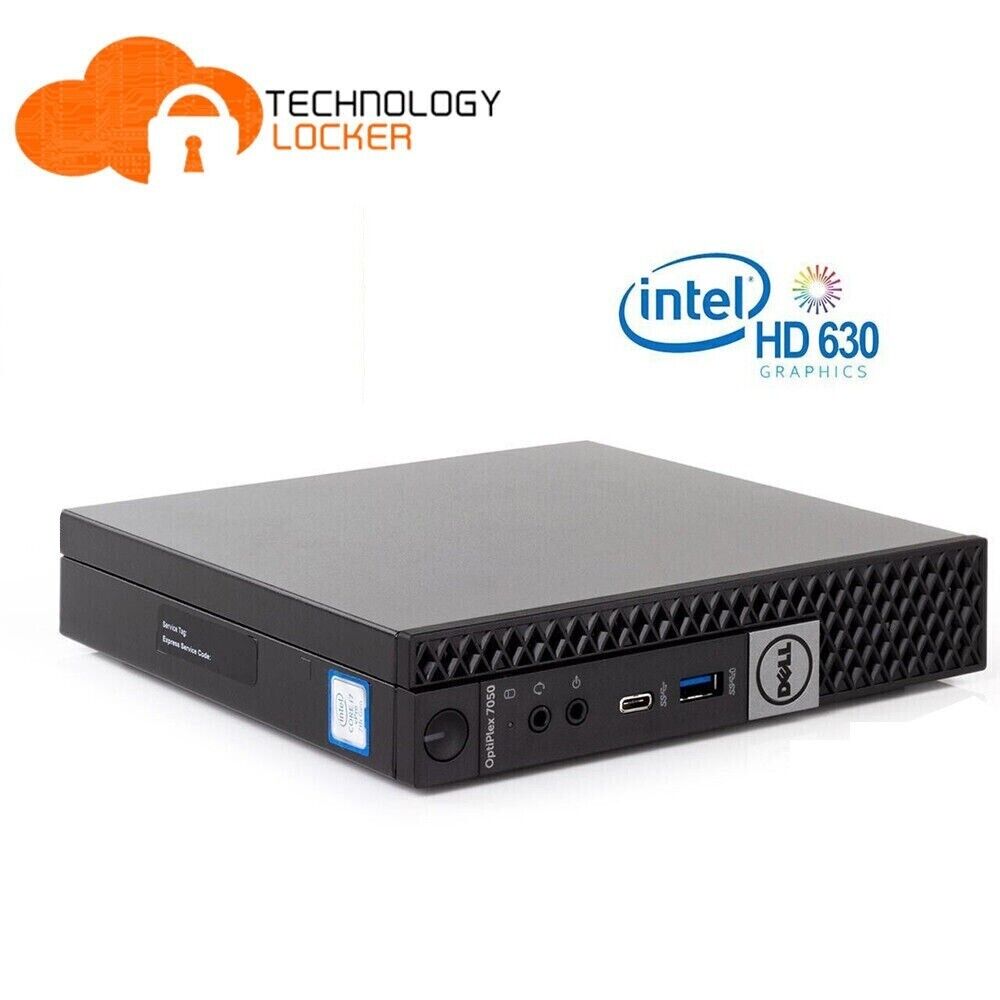 Dell OptiPlex 7050 Micro PC i7-7700T @2.9 8GB RAM 512GB SSD Win 11 HDMI USB-C
