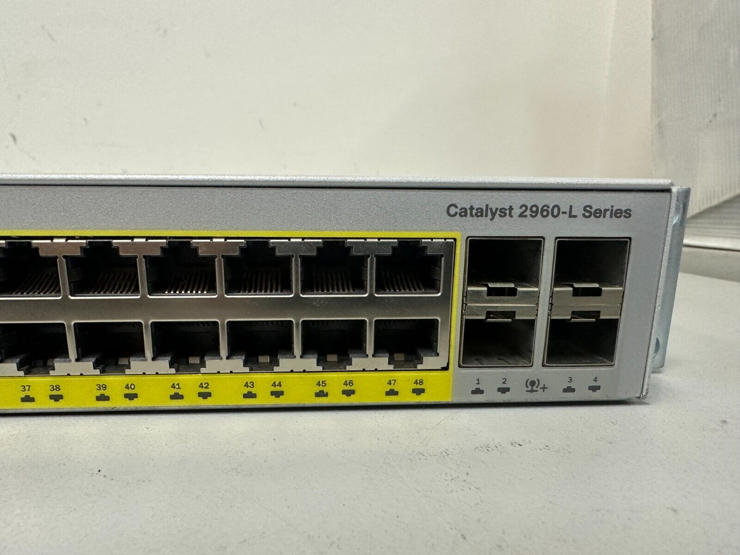Cisco WS-C2960L-48PD-LL Catalyst Switch with Rack Mount Brackets