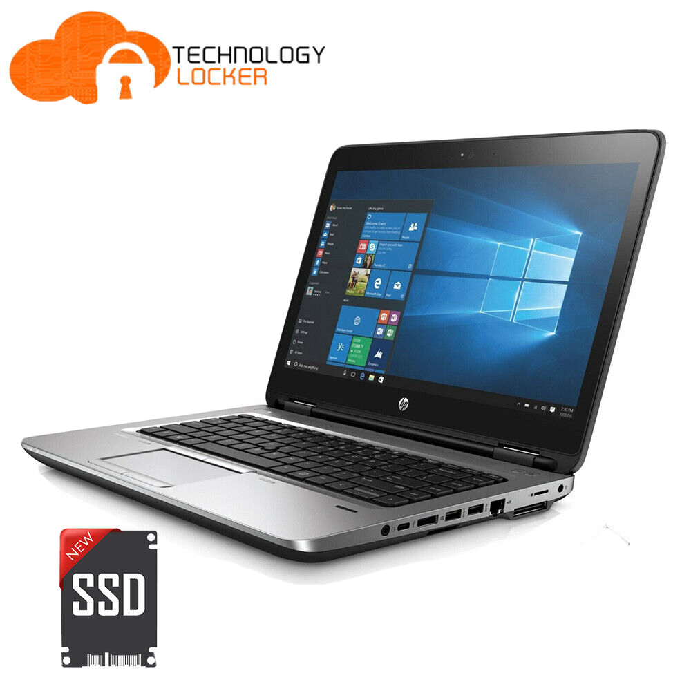 HP ProBook 640 G3 14" Laptop i5-7200U @2.50 8GB RAM New 256GB SSD Win 10 Pro