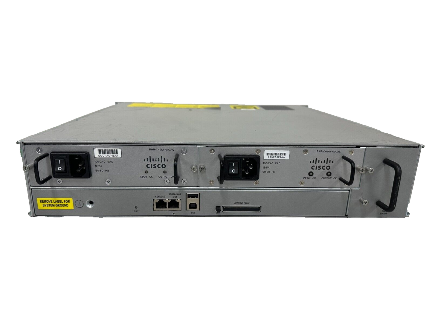 Cisco WS-C4900M Catalyst 4900M w/ 2x OneX Converter Module & 2 PSU