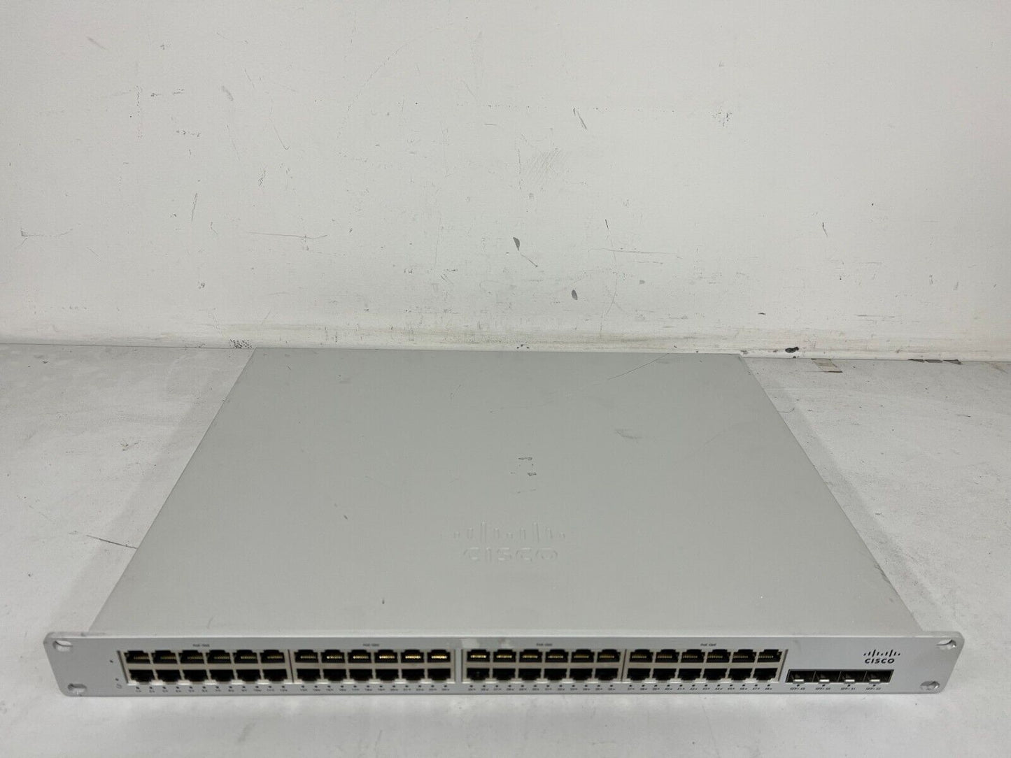 Cisco Meraki MS225-48FP 48x 1GbE PoE+ +4x 10Gb SFP+ 1U Managed Switch UNCLAIMED