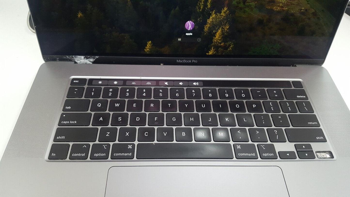 Apple MacBook Pro A2141 16" EMC3347 2019 i7-9750H @2.6 16GB RAM 500GB SSD Sonoma
