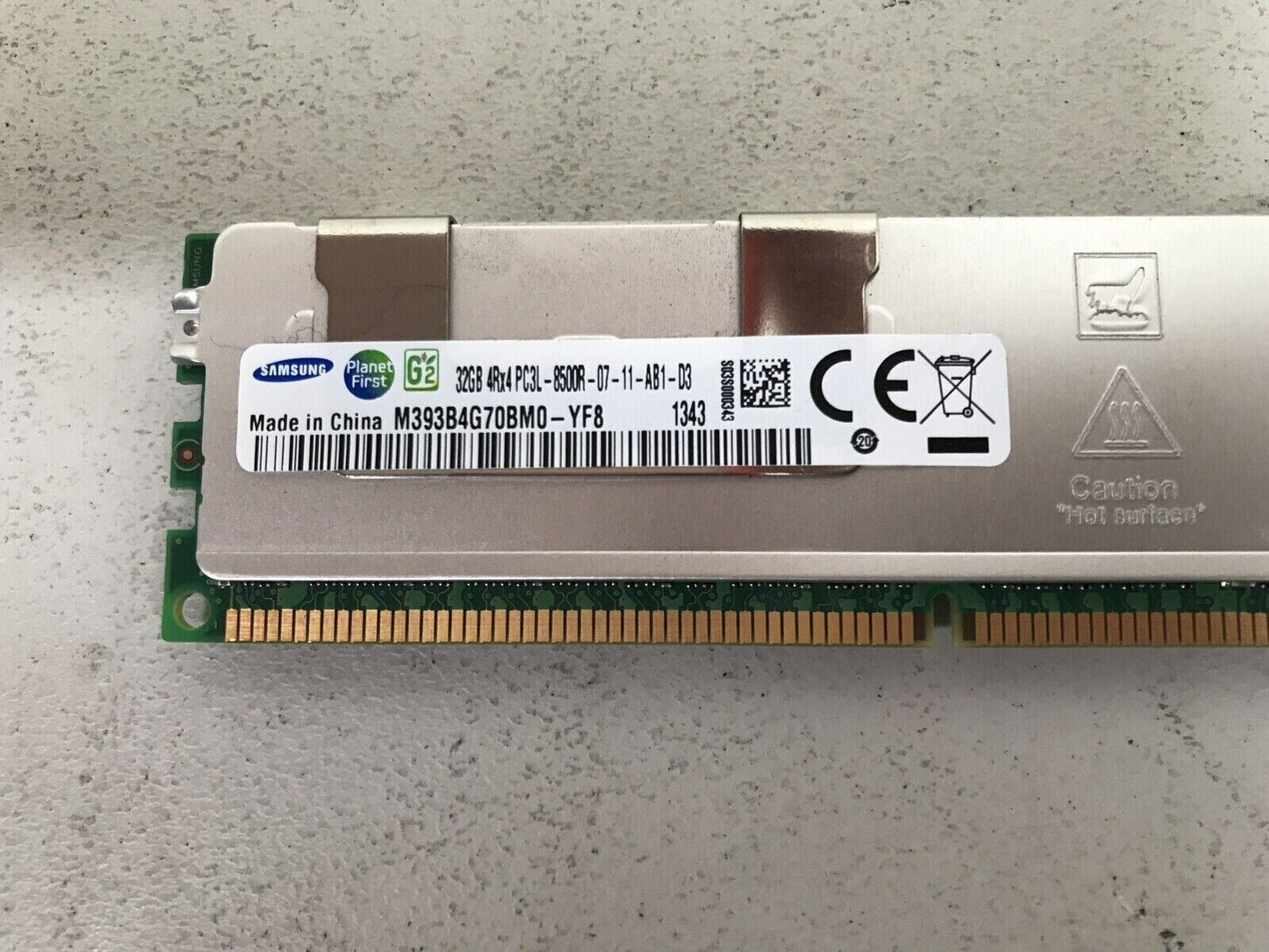 IBM Samsung 32GB 4Rx4 PC3L-8500R Server RAM Memory 90Y3103 93Y4300 90Y3101