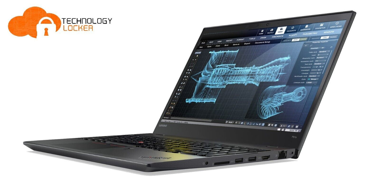 Lenovo ThinkPad P51 E3-1505M V6 32GB RAM 256GB SSD 1TB HDD Win 11 4G Touch M2200