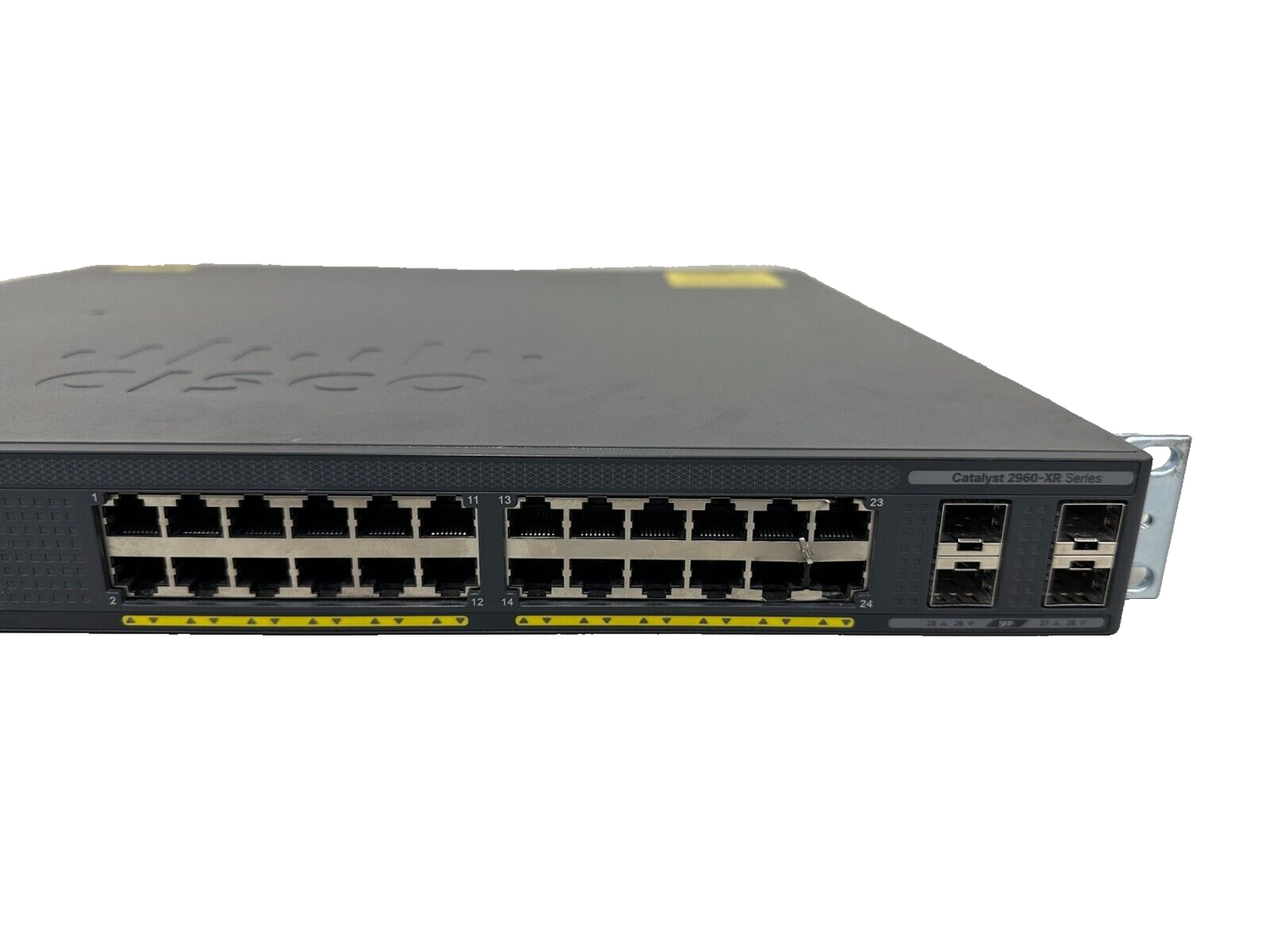 Cisco WS-C2960XR-24TS-I V06 Catalyst 2960-XR 24 PoE+ Switch Mount Rack & 2 PSU