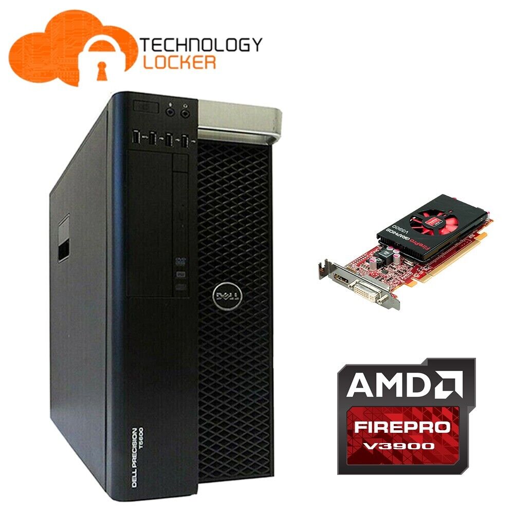 Dell Precision T5610 Tower Workstation E5-2630v2 32GB RAM 256GB SSD 1TB V3900