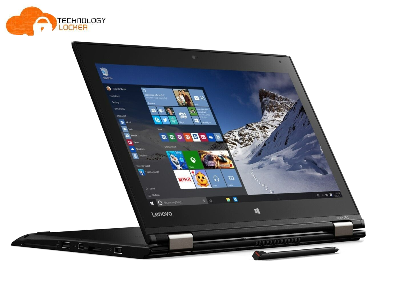Lenovo ThinkPad Yoga 260 Laptop i5-6300U @2.4 8GB RAM 256GB SSD Wins 11 Pro FHD