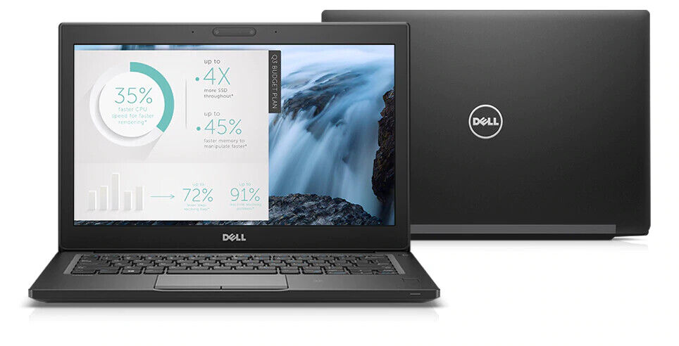 Dell Latitude 7280 Laptop 12.5" i7-7600U 8GB RAM 256GB SSD Win 11 Pro 4G Touch