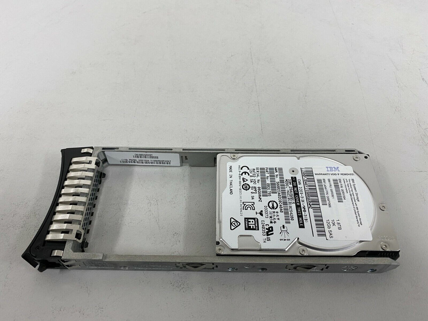 IBM 1.8TB 00RX921 00RY111 00RY094 00WY666 10K 12G 2.5" SAS V7000 Gen2 HARD DRIVE