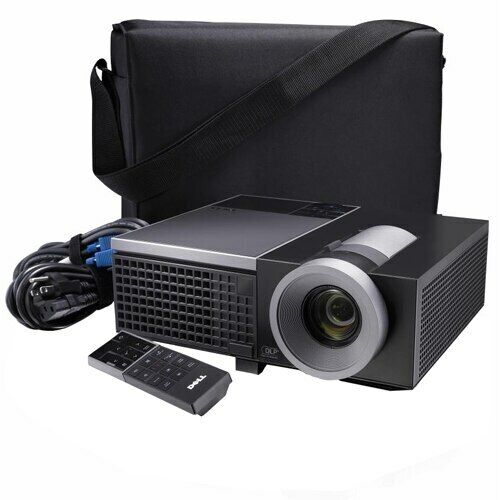 Dell 4210X DLP Network DLP Front Projector HDMI Port 3500 ANSI Lumens Soft Case
