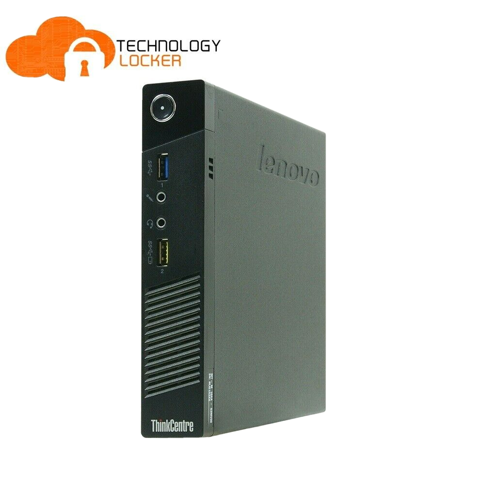 Lenovo M93p Tiny Desktop PC i5 4570T 2.90GHz 8GB RAM 250GB SSD Win 10 Pro VGA DP