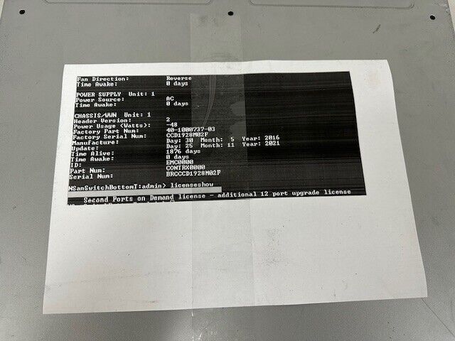 EMC Brocade 6505 DS-6505B 24-Port 16Gb Switch w/ 12 Active-Port Licenses