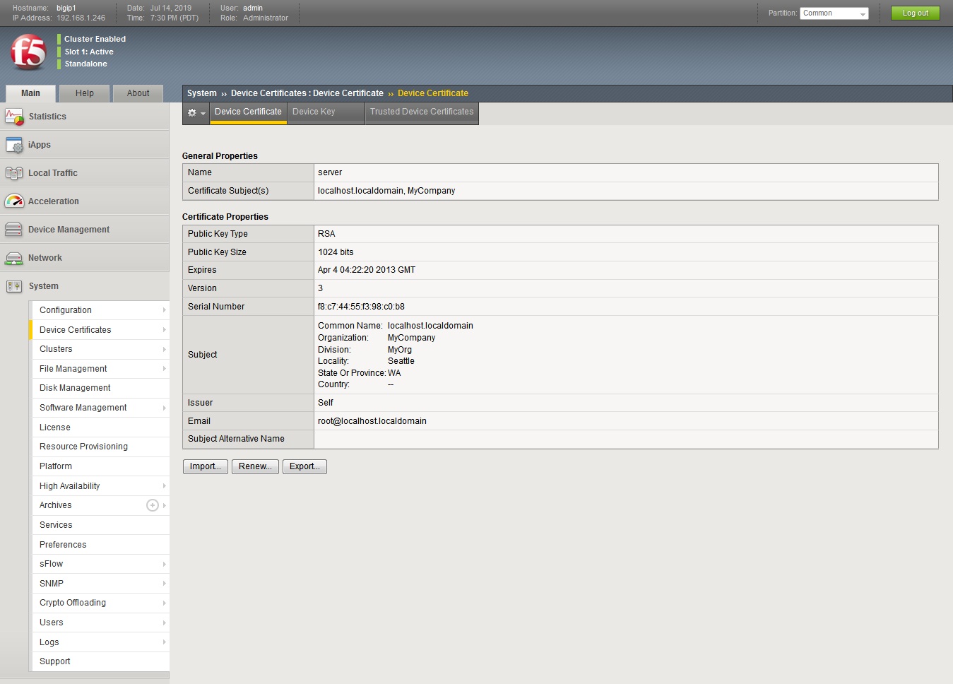 F5 Viprion C2400 Local Traffic Manager with 1 x B2100 Tested with License