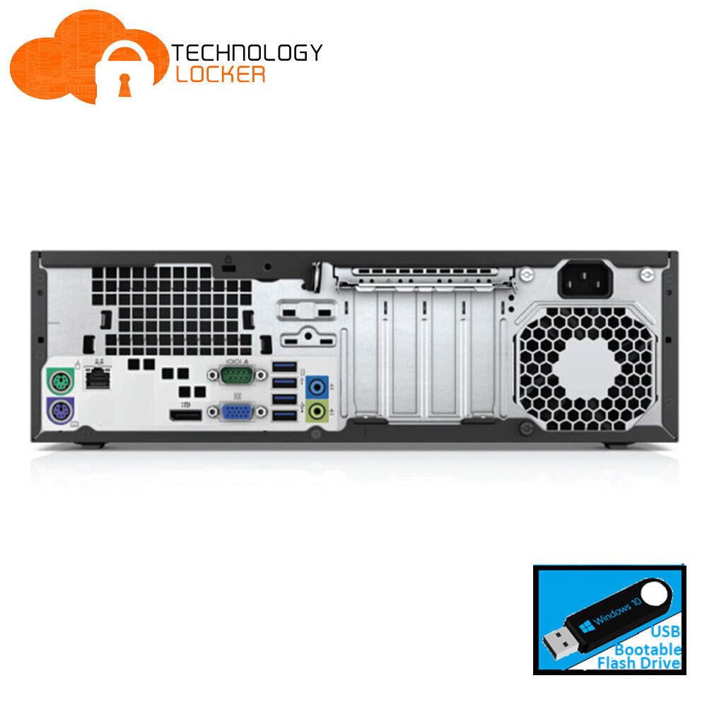 HP Prodesk 400 G2 SFF PC Intel i5-4590 @3.30GHz 8GB RAM 500GB HDD Win 10 Pro