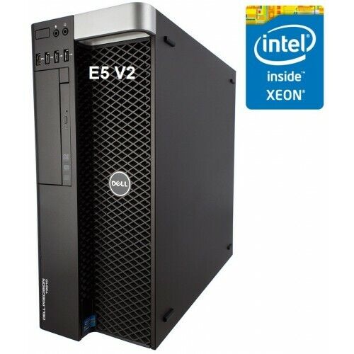 Dell Precision T3610 Tower Workstation E5-1650 V2 32GB RAM 256GB 1TB Win K4000