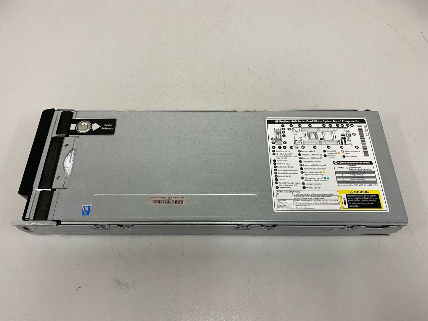 HP Proliant BL460c G8 Blade Server 2x E5-2650 CPU 256GB RAM 2x 146GB 10GB 554FLB