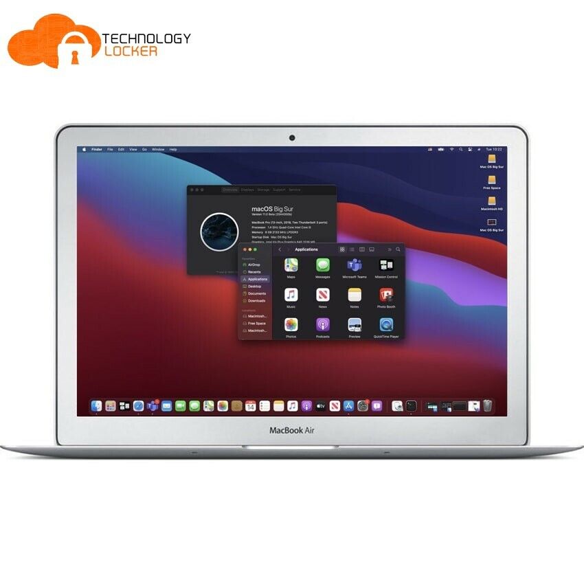 Apple A1465 MacBook Air 2014 11.6" i5-4260U 1.4GHz 4GB RAM 256GB SSD Big Sur