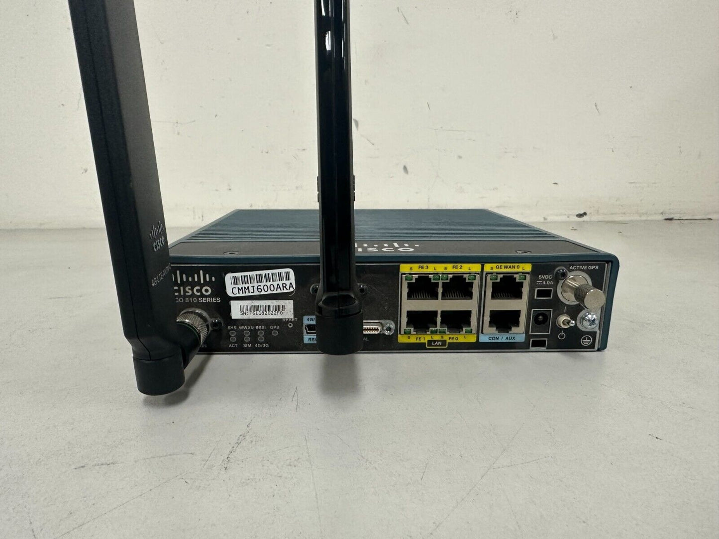 Cisco C819G-4G-G-K9 Cisco 810 Series 4G LTE Router Global 800/900/1800/2100/2600