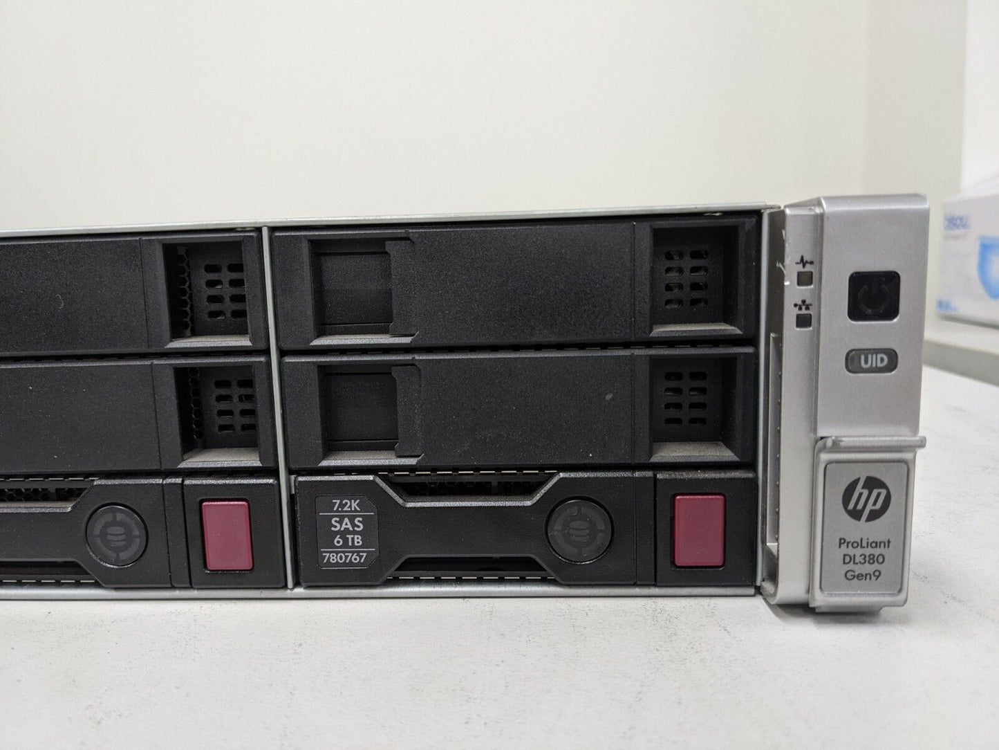 HP DL380 G9 Server 2x CPU E5-2620 v3 @2.40GHz 32GB RAM 4x 600GB SAS Array P440ar