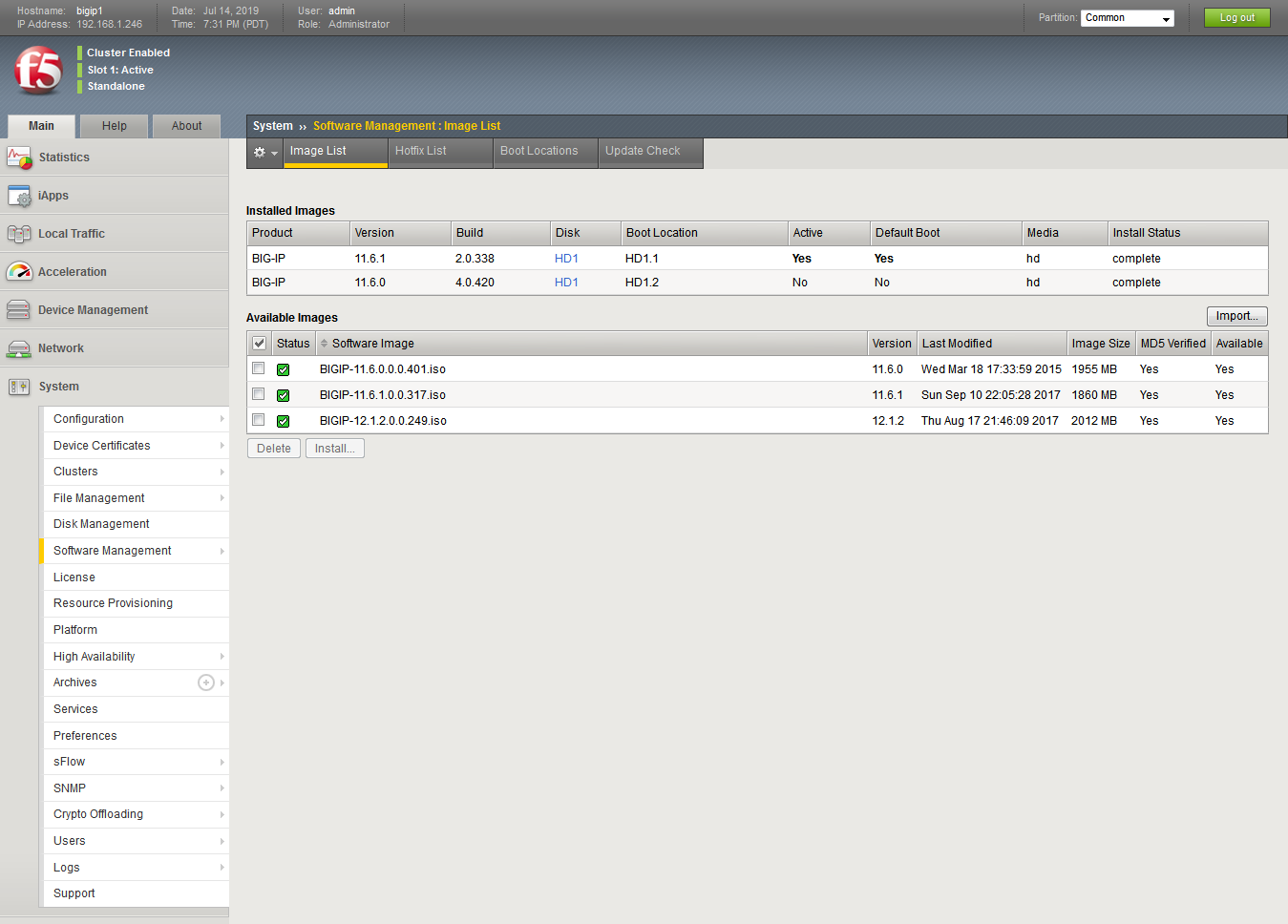F5 Viprion C2400 Local Traffic Manager with 1 x B2100 Tested with License
