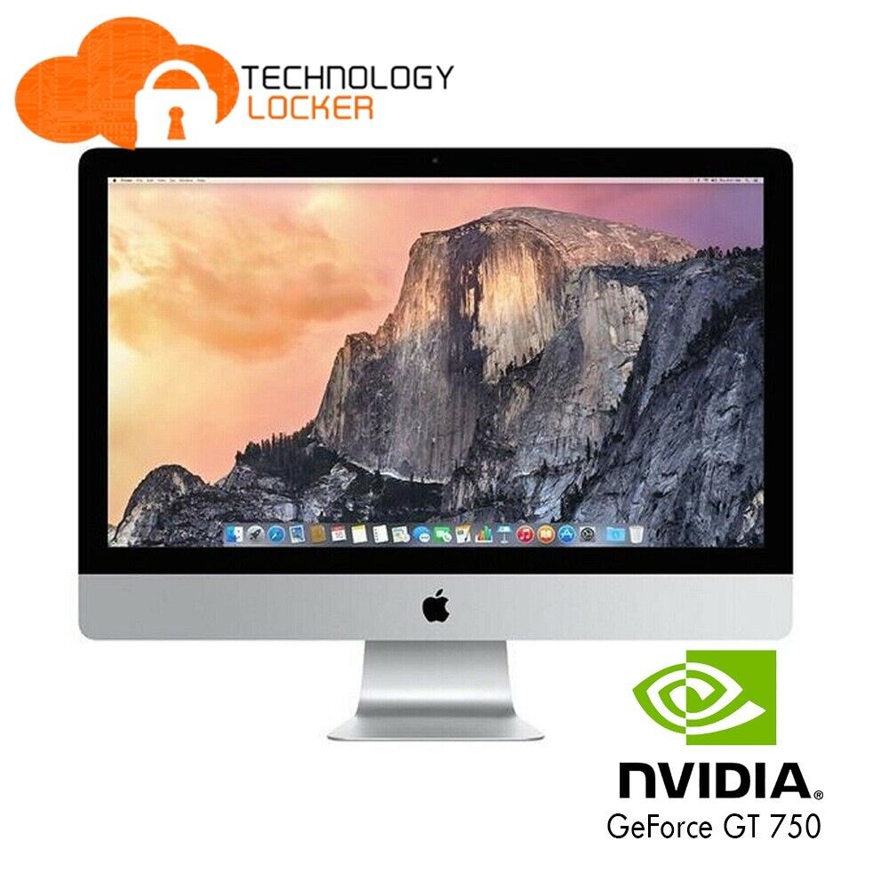 Apple iMac A1418 21.5" Late 2013 i7-4770S @3.10 8GB RAM 1TB HDD Catalina GT 750