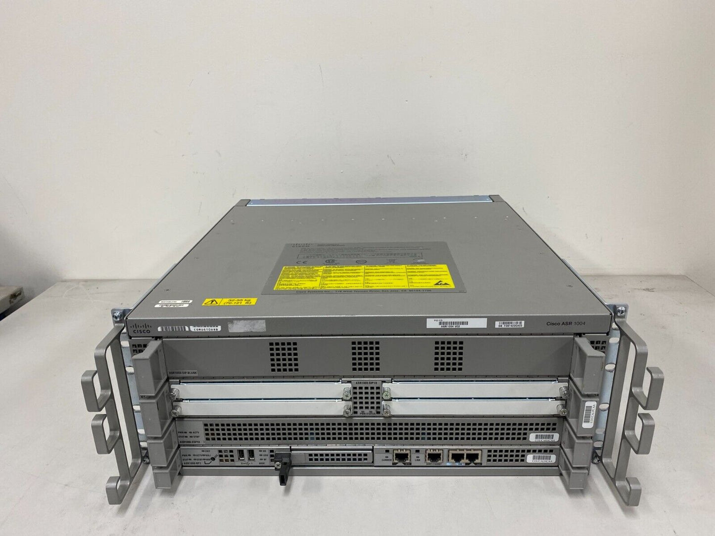 Cisco ASR1004 Router with ASR1000-SIP10 ASR1000-ESP10 ASR1000-RP2