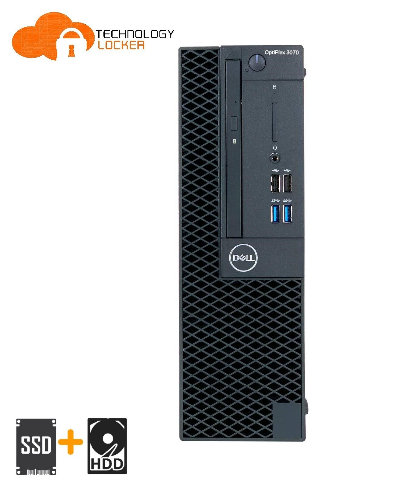 Dell OptiPlex 3050 SFF Desktop PC i7-9500 3.0GHz 16GB RAM 512GB SSD 1TB Win 11