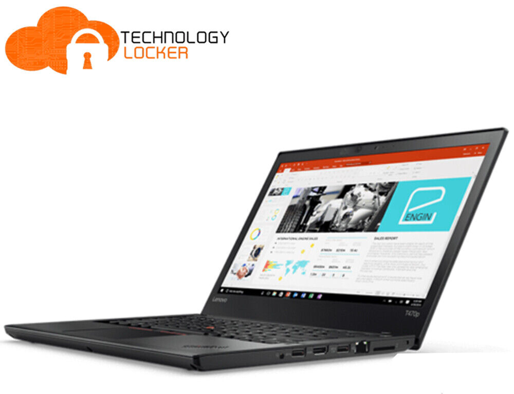 Lenovo ThinkPad T470s Laptop i7-7600U @2.80GHz 16GB RAM 512GB Win 11 Pro WQHD