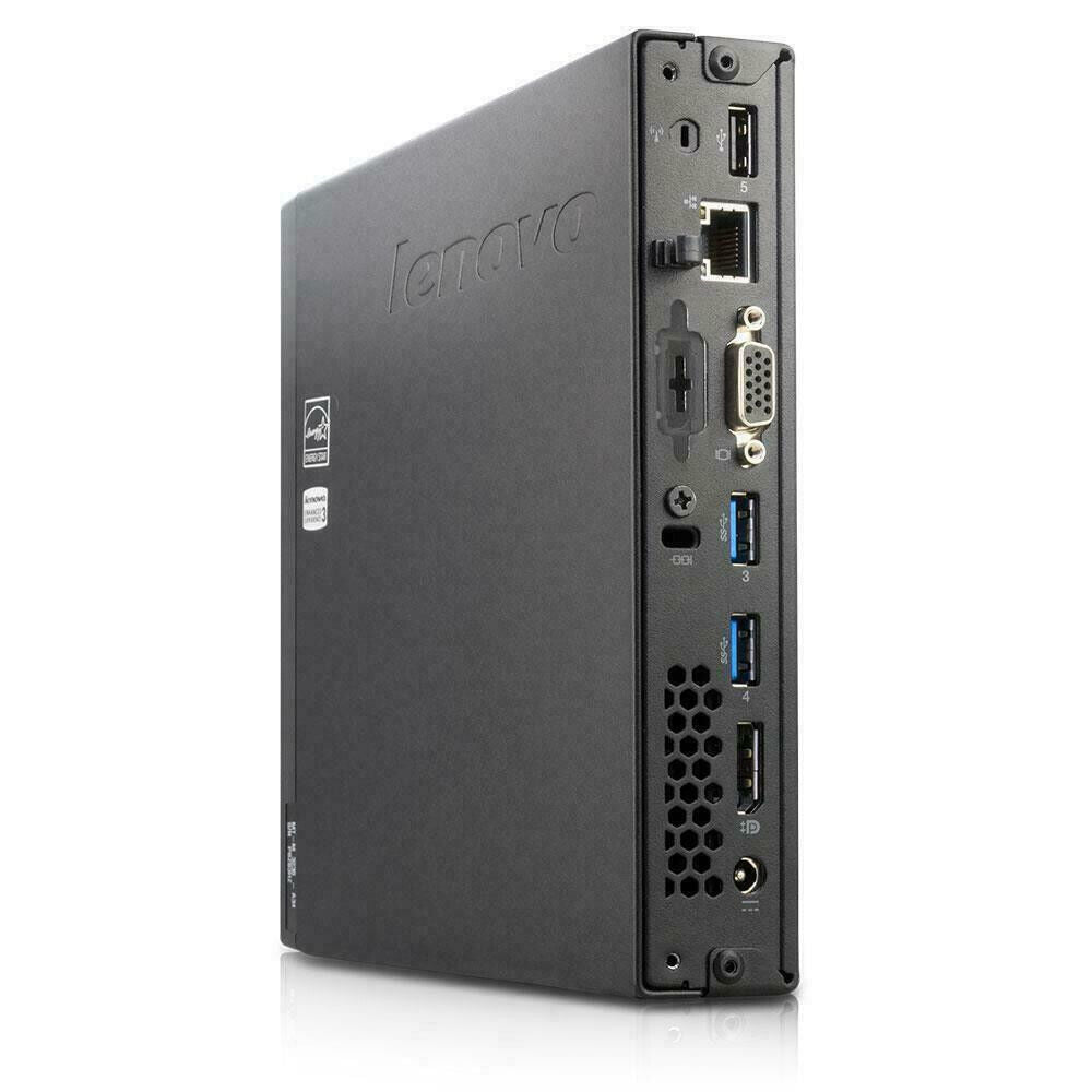 Lenovo M93p Tiny Desktop PC i5 4570T 2.90GHz 8GB RAM 250GB SSD Win 10 Pro VGA DP