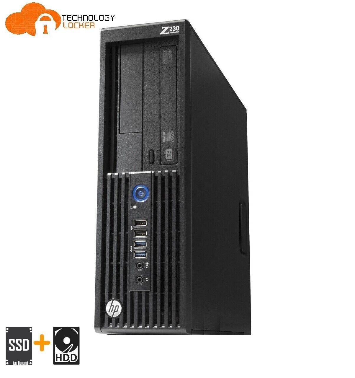 HP Z230 Workstation SFF E3-1241 V3 32GB RAM 256GB SSD 1TB HD Quadro K1200 Win 11