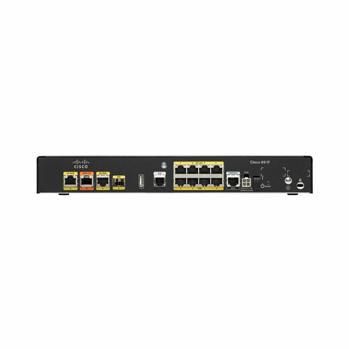 Cisco C891FW-A-K9 C891F-K9 Integrated Services Router with Power Adapter