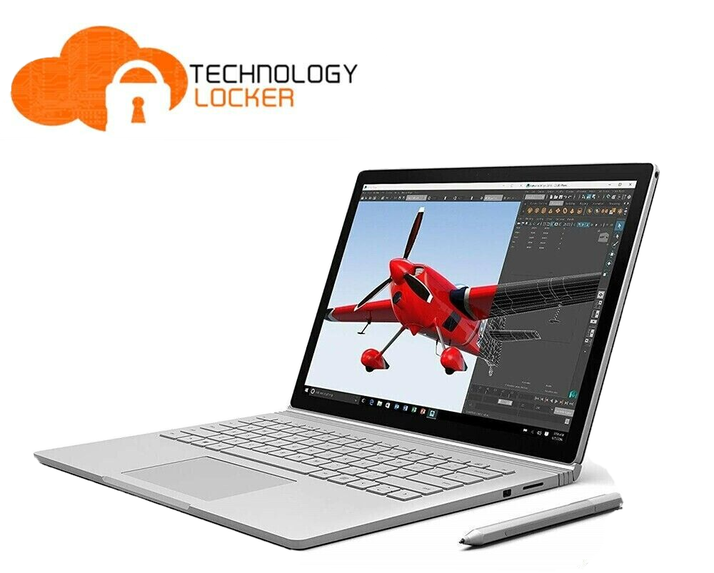 Microsoft Surface Book 2 i7-8650U @1.9 16GB RAM 512GB SSD Win11 Touch GTX 1050 C