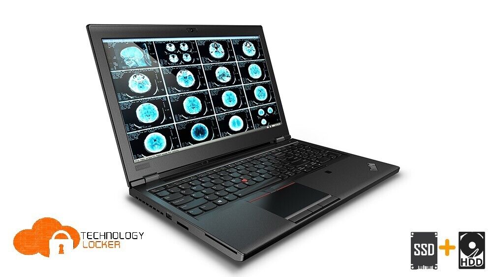Lenovo ThinkPad P52 15.6" Laptop i7-8750H 64GB RAM 512GB SSD 1TB HDD P1000 Win11