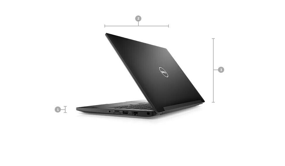 Dell Latitude 7480 Laptop Intel i7-6600U @2.6 8GB RAM 256GB SSD Win 11 Pro FHD