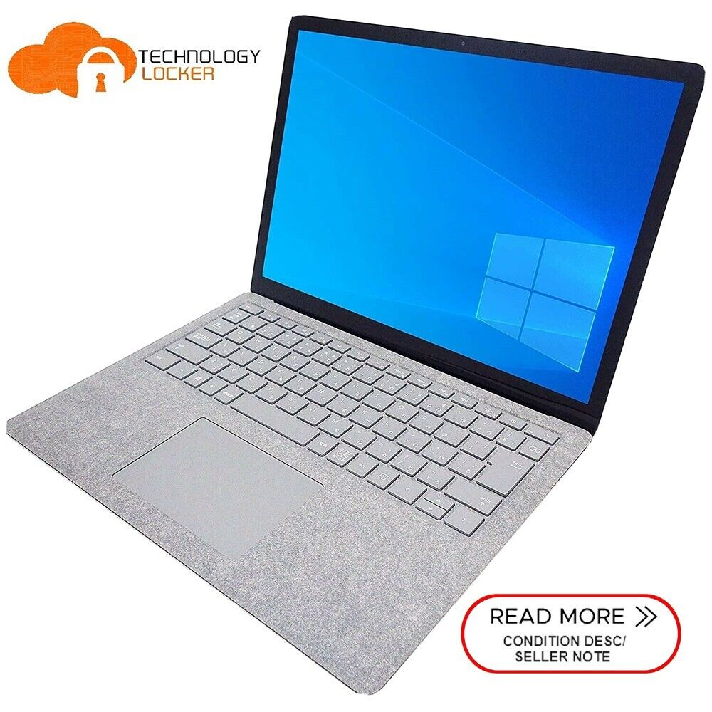 Microsoft Surface Laptop 2 Intel i5-8350U @1.7 8GB RAM 256GB SSD Wins 11 Grade C