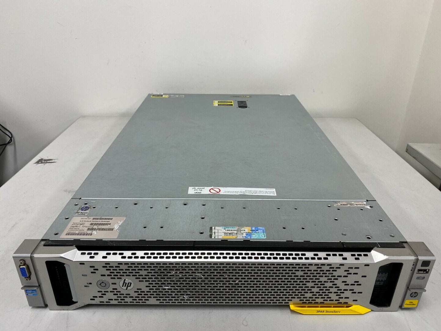 HP 3PAR StoreServ File Controller Server CPU E5-5609 16GB RAM 2x 450GB SAS P420i