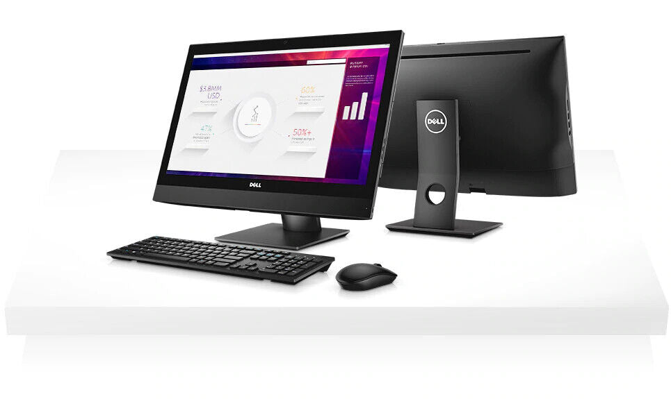 Dell Optiplex 7450 AIO PC i5-7500 3.40GHz 8GB RAM 512GB SSD Win 11 Radeon R7 WTY