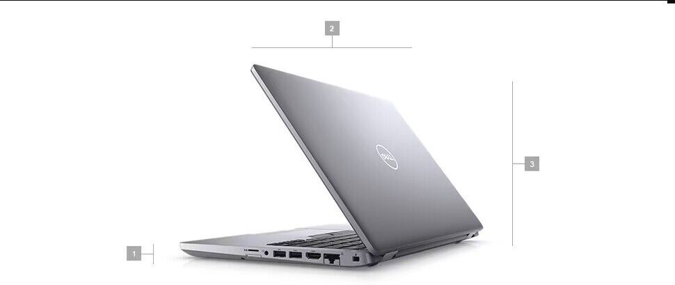 Dell Latitude 5410 14" Laptop i5-10210U @1.6GHz 8GB RAM 256GB SSD Win 11 Pro FHD