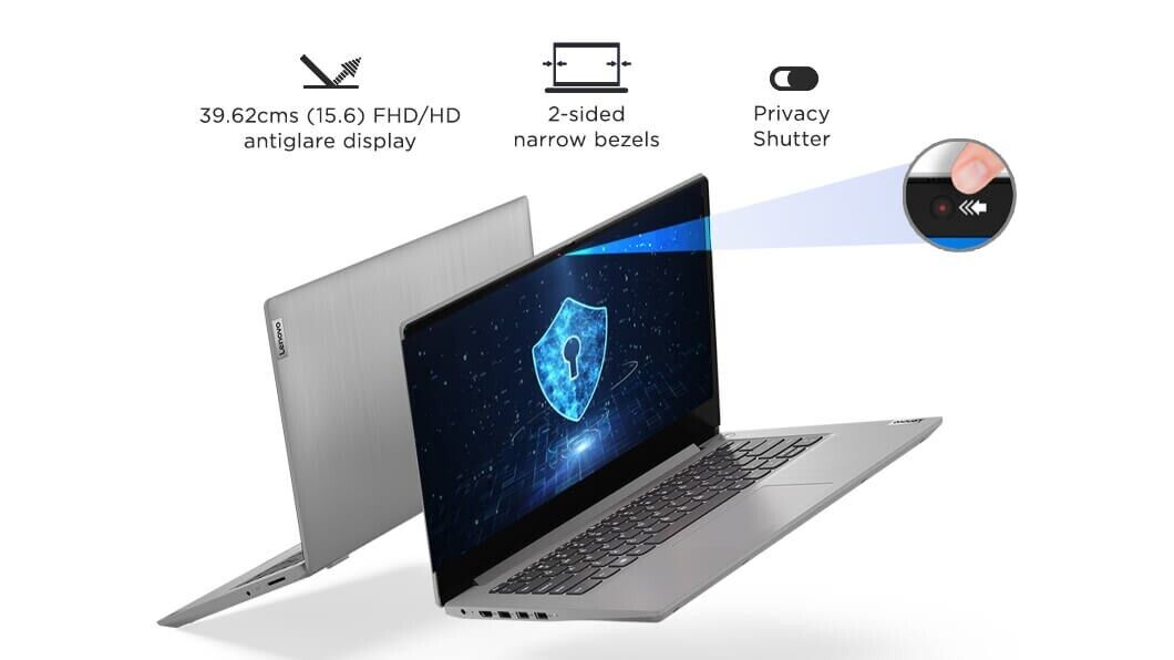 Lenovo IdeaPad Slim 3 15" Laptop i5-10210U @1.60GHz 8GB RAM 256GB SSD Win 11 Pro